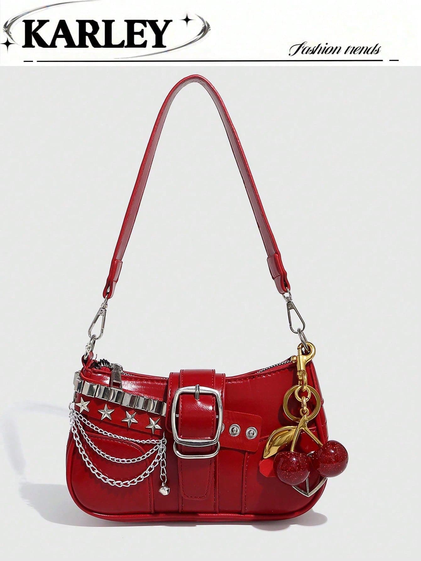 Bolsa Transversal com Corrente de Ombro